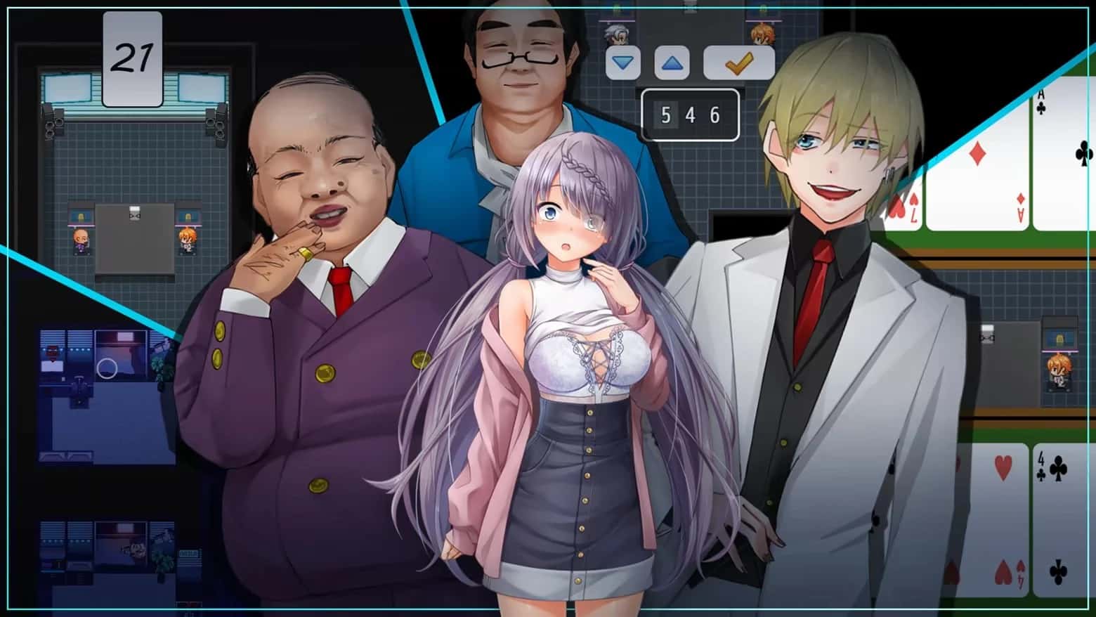 密室游戏决斗～今天谁会买走我的女友～全息投影